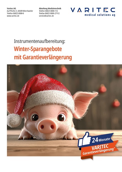 Varitc Winter-Sparangebote mit Garantieverlängerung zur Instrumentenaufbereitung